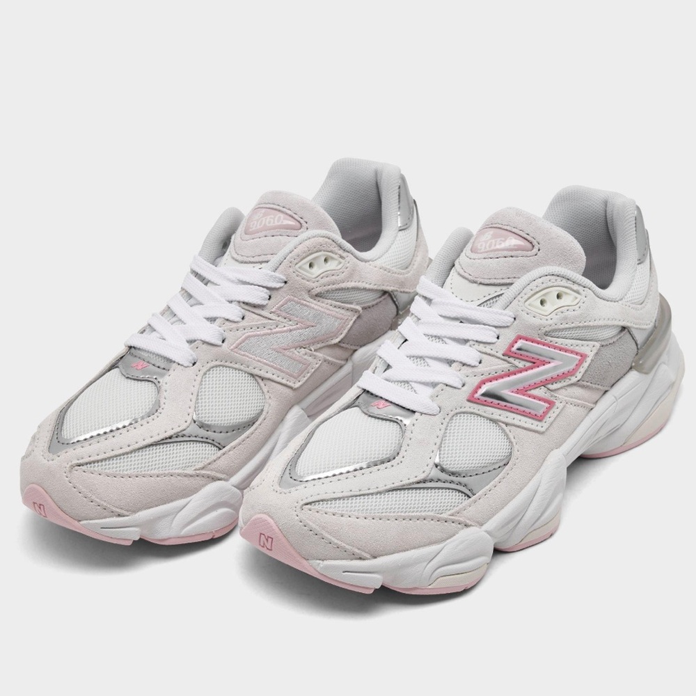 📎💓 NEW BALANCE 9060 SILVER PINK 💓📎 - Picture 2 of 4